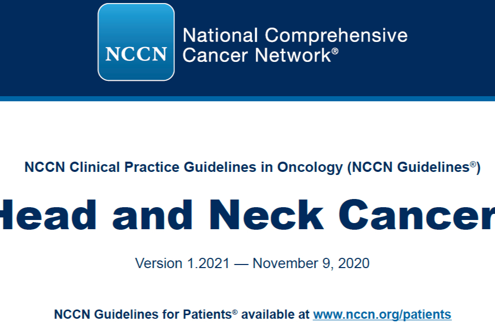 最新版NCCN鼻咽癌指南发布，全球鼻咽癌临床试验进展汇总